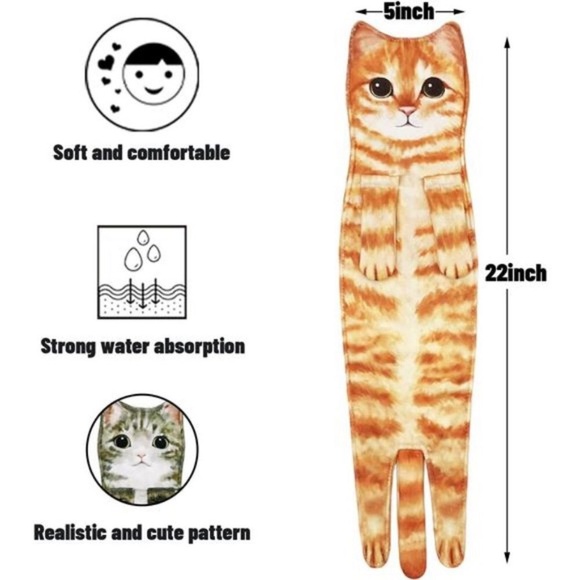 Hand Towels for Bathroom Kitchen,Quick-Dry Decorative for Bathroom - Picture 4 of 7